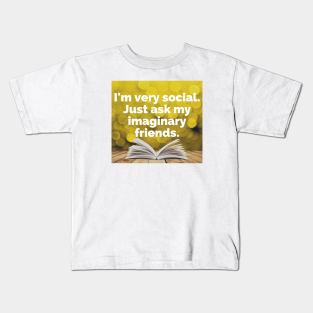 Social Bookworm Kids T-Shirt